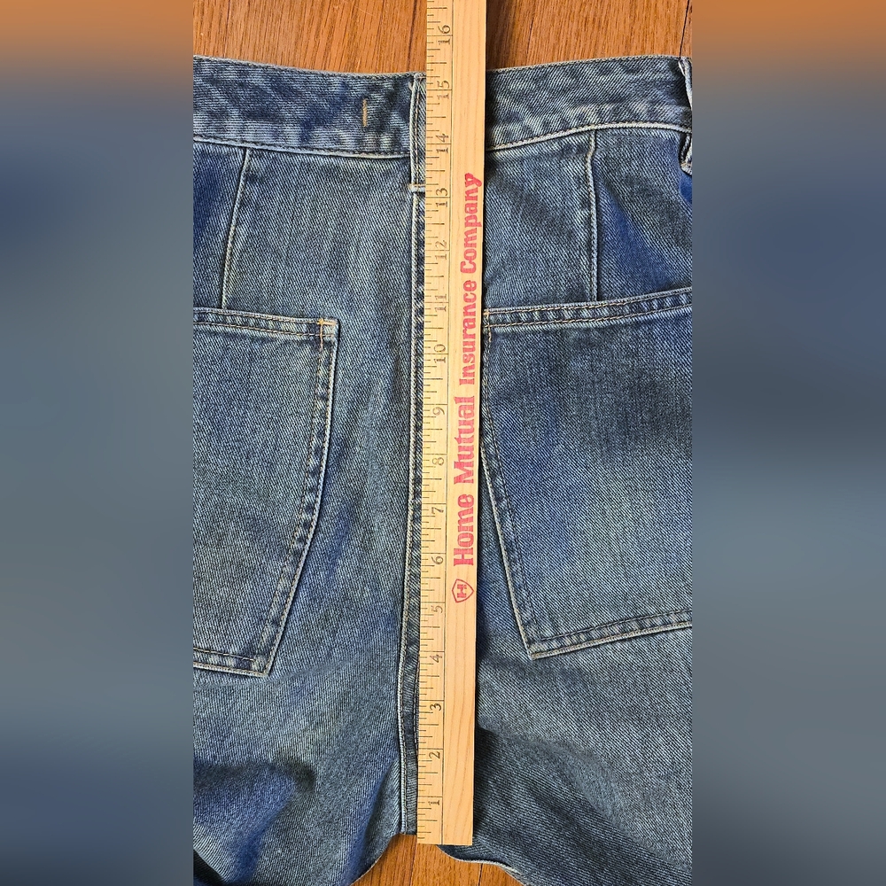 Tibi Sid Jeans Denim Classic Wash Size 25, 29" waist 39" hip - Picture 6 of 13